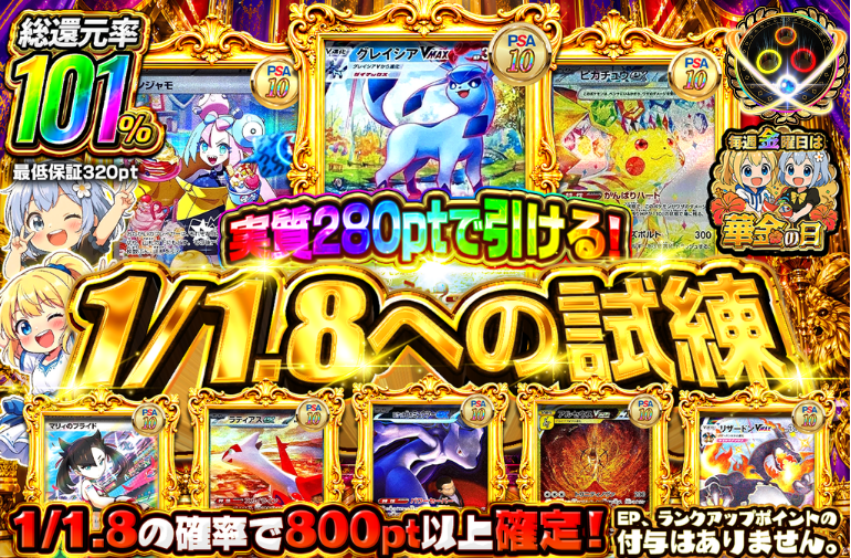1/1.8への試練